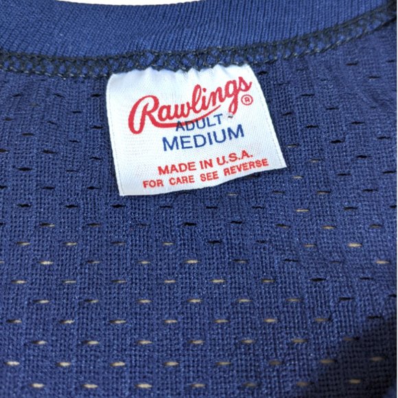 Vintage Rawlings Chicago Bears Football Jersey #50 Singletary - Navy Medium GHS - Picture 11 of 14